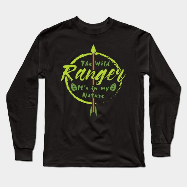 Dungeons & Dragons Ranger Class Long Sleeve T-Shirt by Natural 20 Shirts